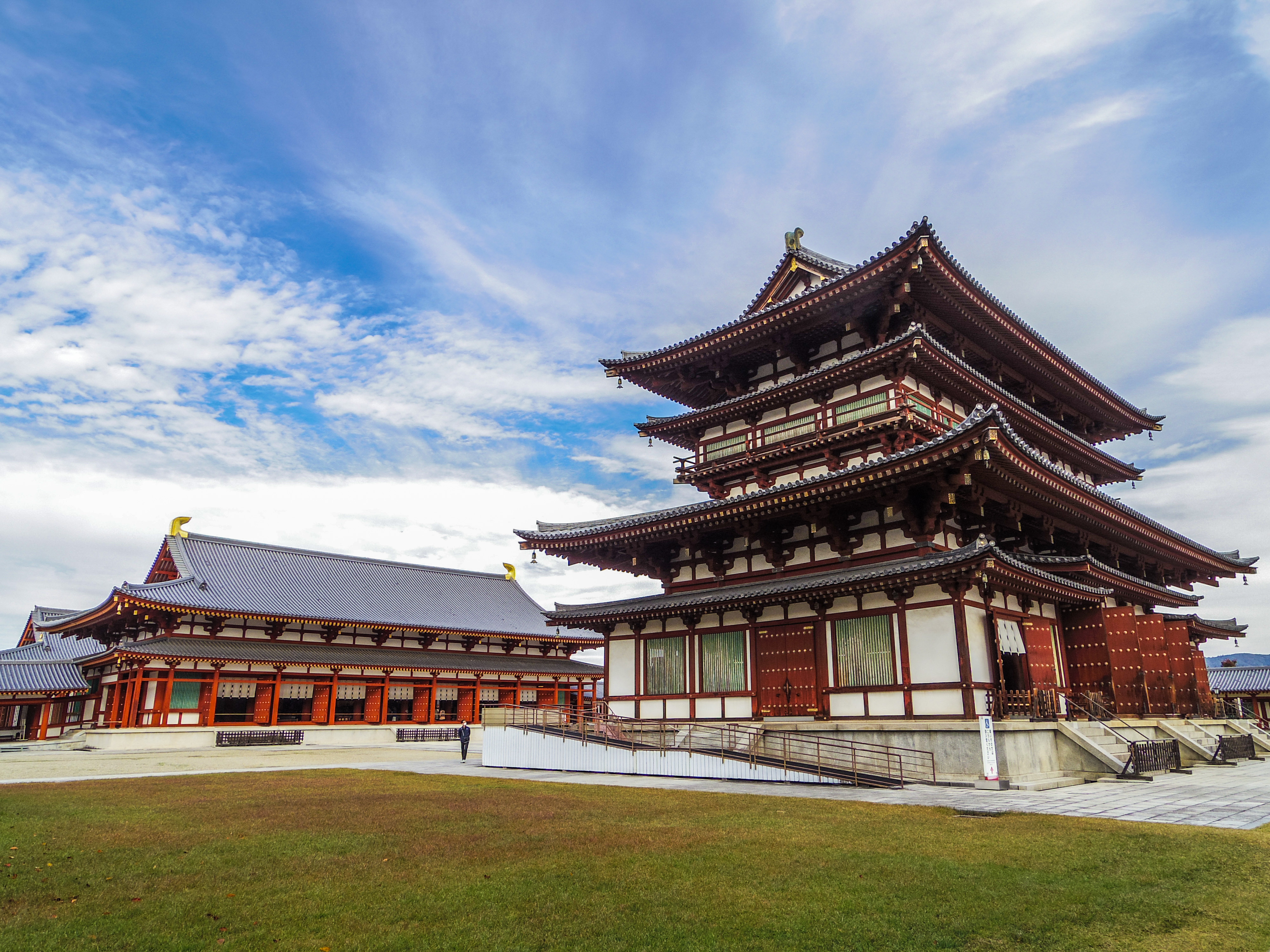 奈良の寺院風景